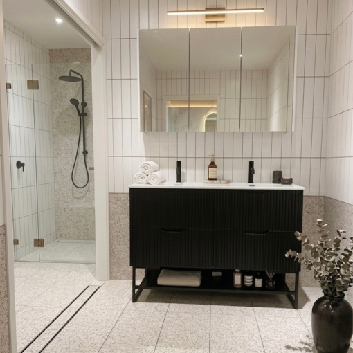 Terrazzo White Matt Tile 300X600 - Image 5