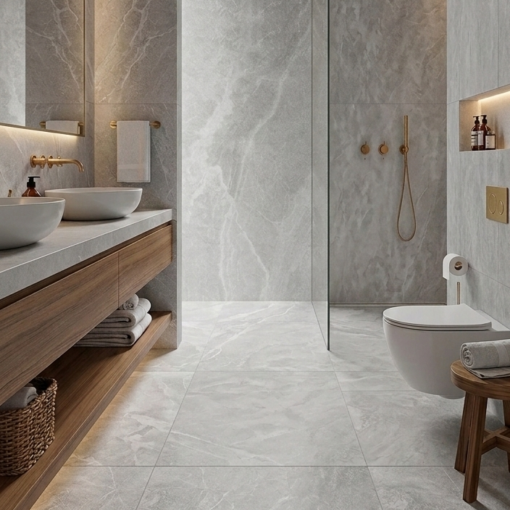 Alternative view of Infinito Grey Matt Tile 600X1200