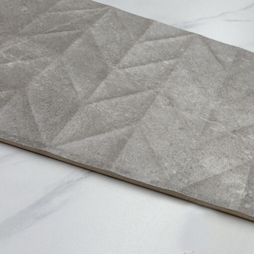 Meltin Grey Chevron Matt Tile 300X800 7 bathroom tiles