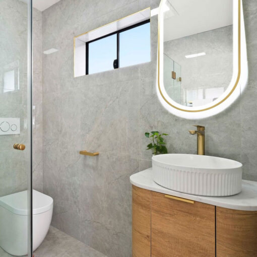 Alternative view of Impression Silver Matt Tile 300X600