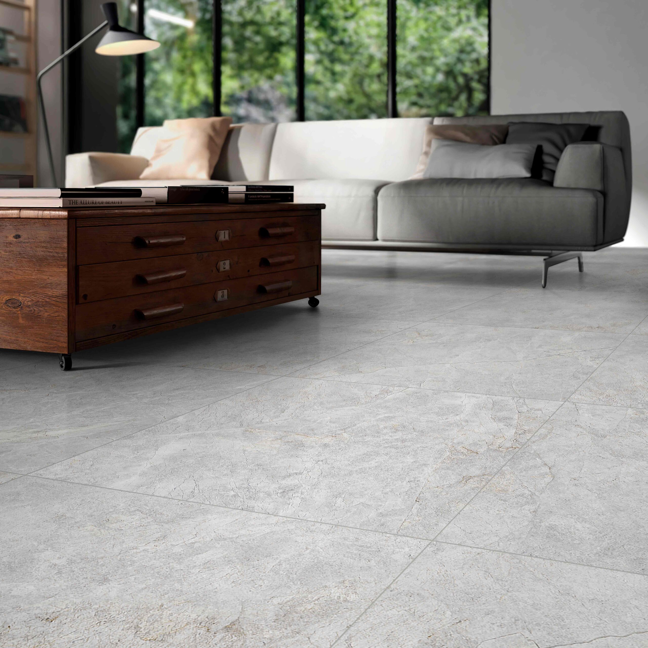 Impression Silver Matt Tile 600X600 2 Impression Silver Matt Tile 600X600 - Image 2