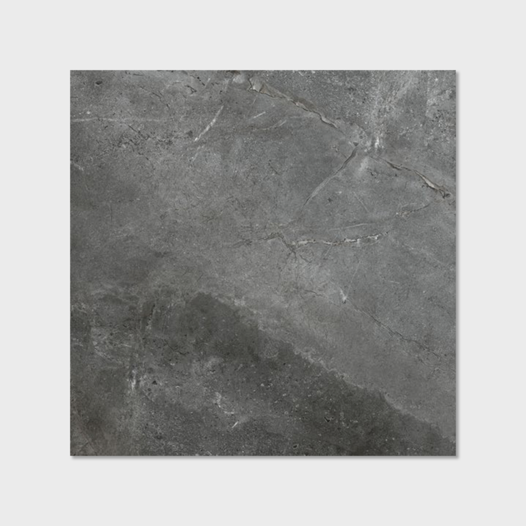 Lime Stone Look Porcelain Charcoal Tile 600x600 Honed My Tile Market