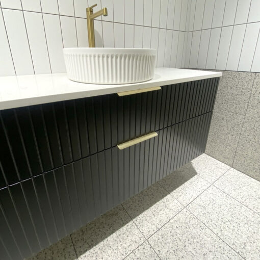 Alternative view of Terrazzo White Matt Tile 300X600