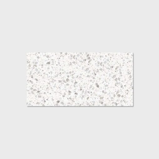 Terrazzo Stone White Tile Matt Smooth Grip 300x600