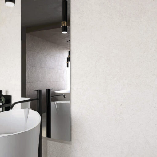 Alternative view of Dover Bianco Tile 600x1200 Matt (Made in Italy)