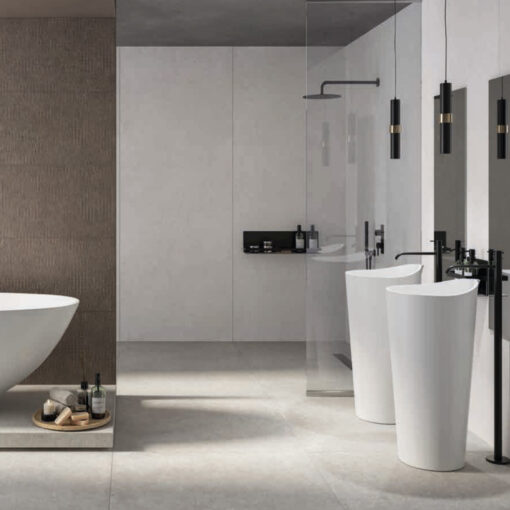 Dover Bianco Tile 600x1200 Matt (Made in Italy) - Image 3