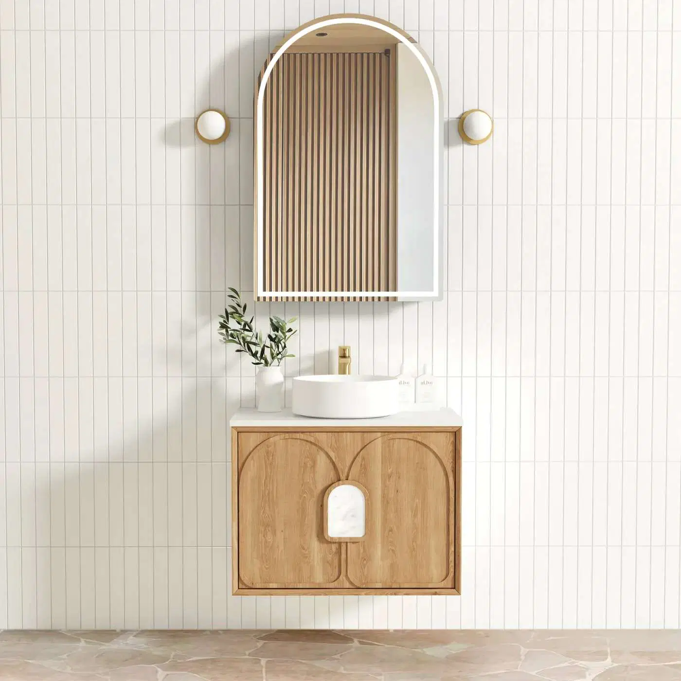 Laguna 900mm Natural Oak Wall Hung Vanity Cabinet 1 Laguna 900mm Natural Oak Wall Hung Vanity Cabinet