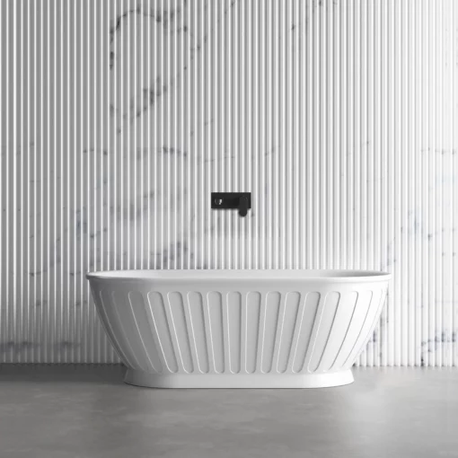 Kensington Freestanding Bath 1500x750x580 Matt White