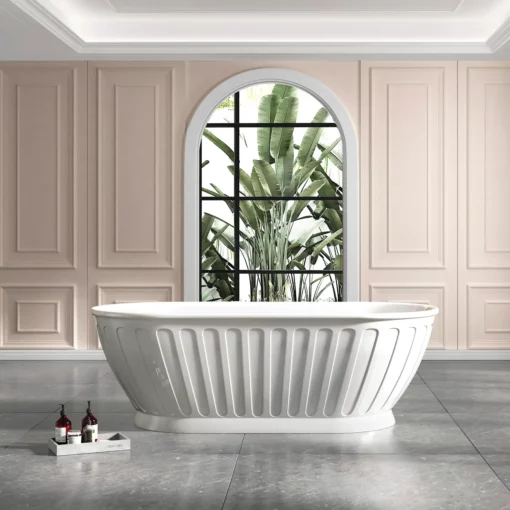 Kensington Freestanding Bath 1700x800x580 Gloss White