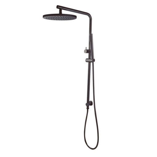 Round Gunmetal Shower Station