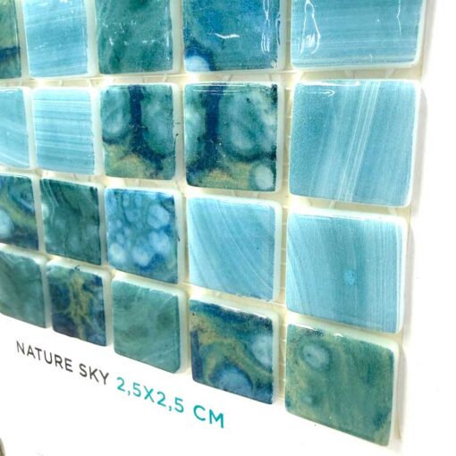 Vidrepur Nature Sky 25x25 Pool Mosaics (Sheet 312x312) 5 bathroom tiles