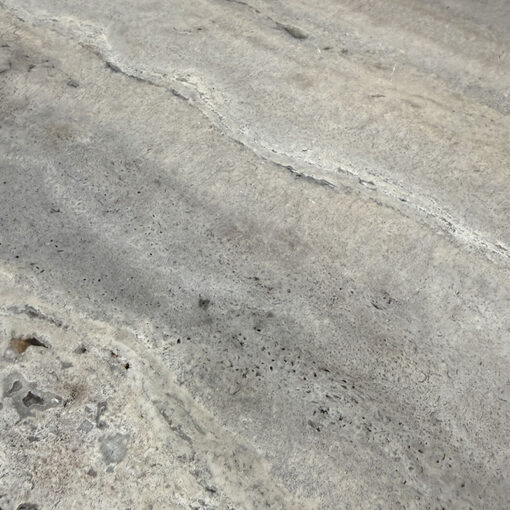 Silver Travertine Tumbled 406X610X30mm 6 bathroom tiles