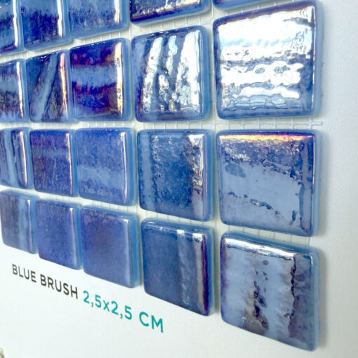 Vidrepur Blue Brush 25x25 Pool Mosaics (Sheet 312x312) 5 bathroom tiles