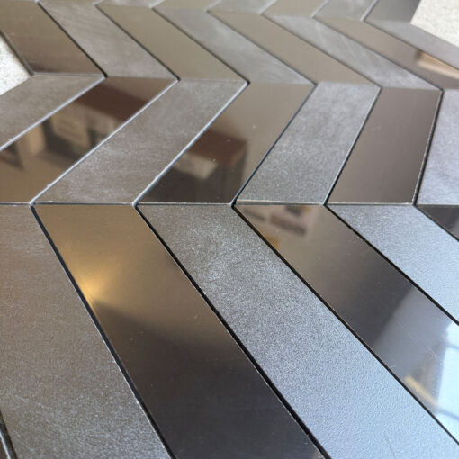 Super Black Chevron Mix Matt&Polished 300X230 - Image 3