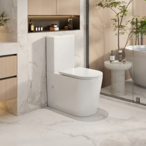 Berlin Back-To-Wall Toilet Suite Gloss White