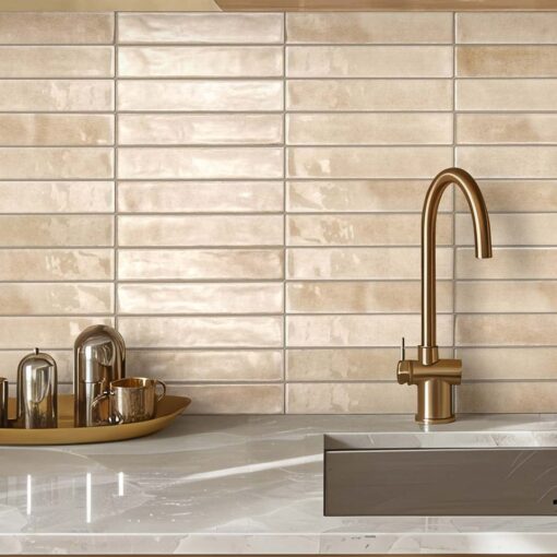 Alternative view of Monte Beige Gloss Tile 50x250