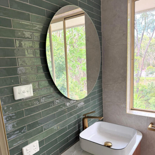 Alternative view of Monte Green Gloss Tile 50x250