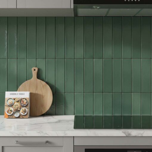 Alternative view of Monte Green Matt Tile 50x250