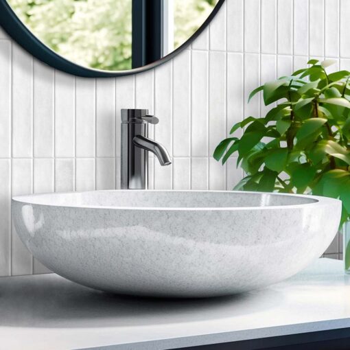 Alternative view of Monte White Matt Tile 50x250