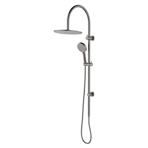 Empire Slim Curved Twin Shower Gun Metal