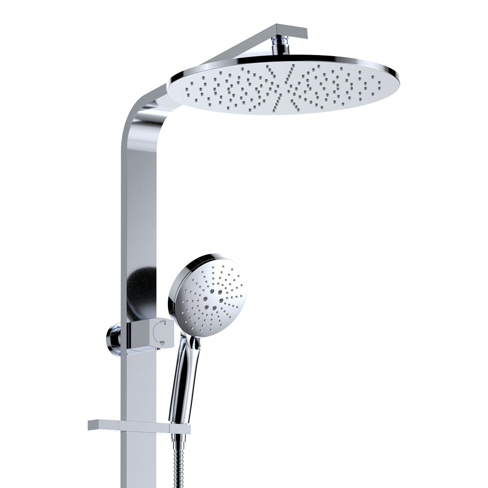Empire Slim Deluxe Twin Shower Chrome 2 Empire Slim Deluxe Twin Shower Chrome - Image 2