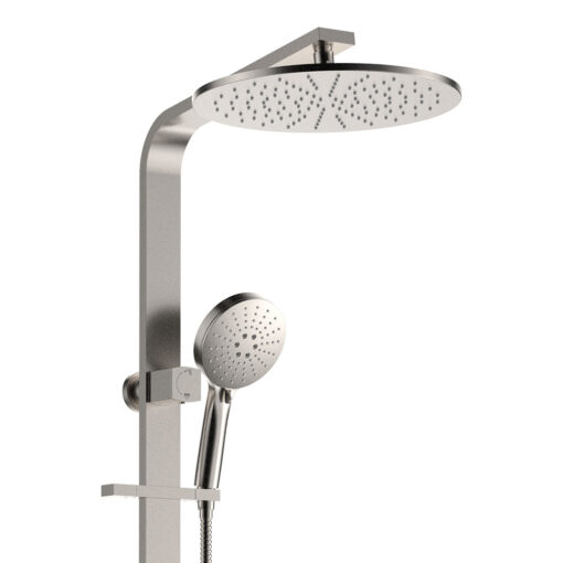 Alternative view of Empire Slim Deluxe Twin Shower Brushed Nickel