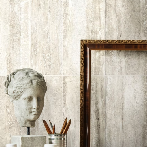 Alternative view of Striato Noce Tile Matt 600x600