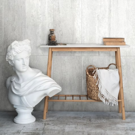Alternative view of Striato White Tile Matt 600x600   