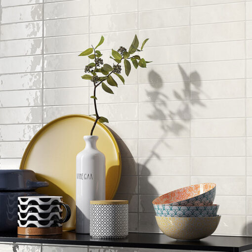 Alternative view of Tone Cloud Subway Gloss Tile 52x160mmx10mm