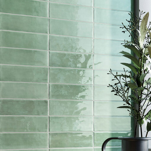 Alternative view of Tone Meadow Subway Gloss Tile 52x160mmx10mm